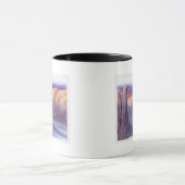 Mug Illustration d'un déplacement de dirigeable (Centre)