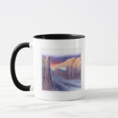 Mug Illustration d'un déplacement de dirigeable (Gauche)