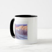 Mug Illustration d'un déplacement de dirigeable (Devant gauche)