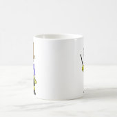 Mug Illustration D'Un Enseignant Pachycéphalosaure. (Centre)