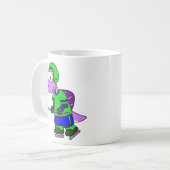 Mug Illustration D'Un Joueur De Spinosaurus. (Devant gauche)