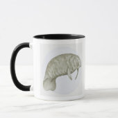Mug Illustration d'un lamantin (espèces de Trichechus) (Gauche)