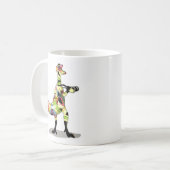 Mug Illustration D'Un Photographe Iguanodon. (Devant gauche)