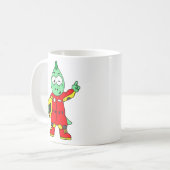 Mug Illustration D'Un Pilote De Voiture De Course Allo (Devant gauche)