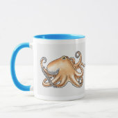 Mug Illustration d'un poulpe (Gauche)