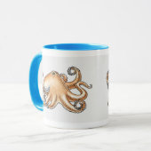 Mug Illustration d'un poulpe (Devant gauche)