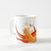 Mug Illustration D'Un Raptor Danseur Ballerina. 2 (Devant gauche)