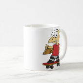 Mug Illustration D'Un Skateboard De Ptérosaure. (Devant droit)