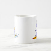 Mug Illustration D'Un Spinosaure De Surf. (Centre)