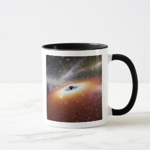 Mug Illustration d'un trou noir supermassive