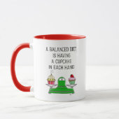 Mug Illustration d'une alimentation équilibrée (Gauche)