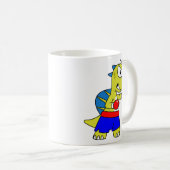 Mug Illustration D'Une Boxe De Spinosaurus. (Devant droit)