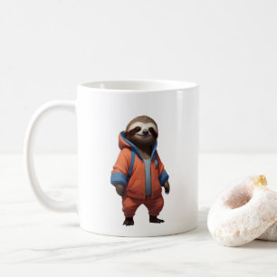 Mug Illustration d'une parcelle mignonne et amicale