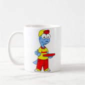 Mug Illustration D'Une Personne Qui Livrait Le Brontos (Gauche)