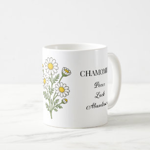 Mug Illustration et utilisations de la camomille