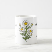 Mug Illustration et utilisations de la camomille (Centre)