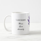 Mug Illustration et utilisations de la lavande (Gauche)