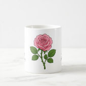 Mug Illustration et utilisations de la rose (Centre)