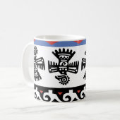 Mug Illustration ethnique des Amérindiens (Devant gauche)