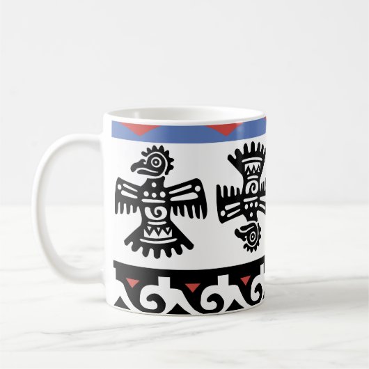 Mug Illustration ethnique des Amérindiens (Gauche)
