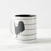 Mug Illustration Ferme de Coqs (Devant gauche)