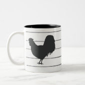 Mug Illustration Ferme de Coqs (Gauche)
