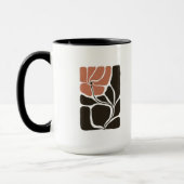 Mug Illustration florale d'art (Gauche)