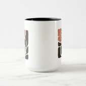 Mug Illustration florale d'art (Centre)