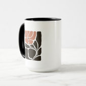 Mug Illustration florale d'art (Devant gauche)