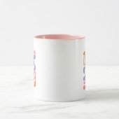 Mug Illustration florale d'art (Centre)