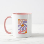 Mug Illustration florale d'art (Gauche)