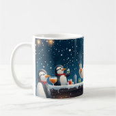 Mug Illustration Fun Festive Ours Polaire Bartender (Gauche)