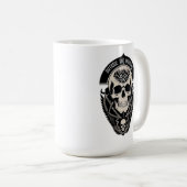 Mug Illustration gothique complexe (Devant droit)