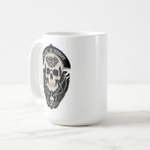 Mug Illustration gothique complexe (Devant gauche)