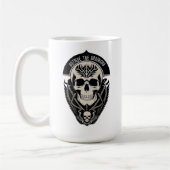 Mug Illustration gothique complexe (Gauche)