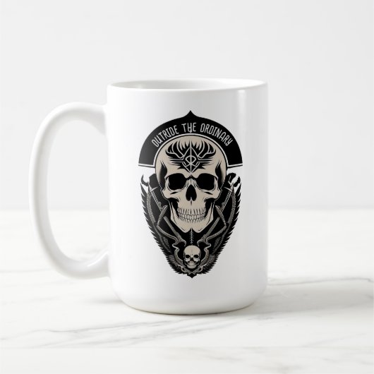Mug Illustration gothique complexe (Gauche)