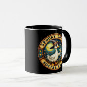 Mug Illustration graphique d'Halloween Spooky Goose (Devant droit)