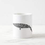 Mug Illustration graphique tribale de petite baleine (Centre)