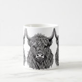 Mug Illustration Highland Bull (Centre)