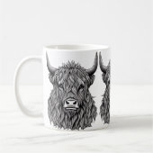 Mug Illustration Highland Bull (Gauche)