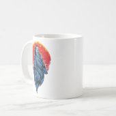 Mug Illustration Howling Wolf (Devant gauche)