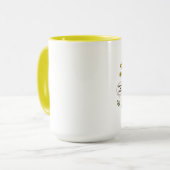 Mug Illustration joyeuse de l'abeille mignonne - Conce (Devant gauche)