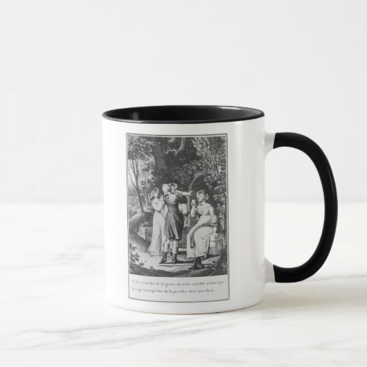 Mug Illustration "les peines de Werther" par (Droite)