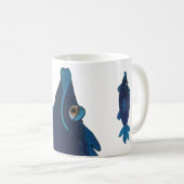 Mug Illustration lunatique et adorable de poissons (Devant droit)
