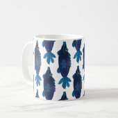Mug Illustration lunatique et adorable de poissons (Devant gauche)