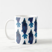 Mug Illustration lunatique et adorable de poissons (Gauche)