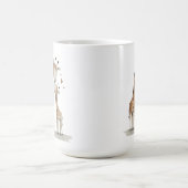 Mug Illustration mignonne de girafe et bébé (Centre)
