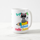 Mug Illustration mignonne de vacances d'été (Devant droit)