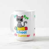 Mug Illustration mignonne de vacances d'été (Devant gauche)