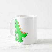 Mug Illustration Mignonne Du Tyrannosaurus Rex. (Devant gauche)